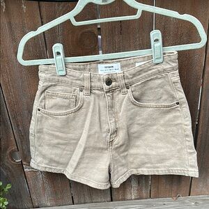 Cotton On Tan Shorts- High Rise